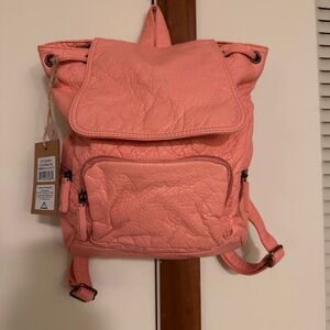 Chic Coral Backpack for Women
